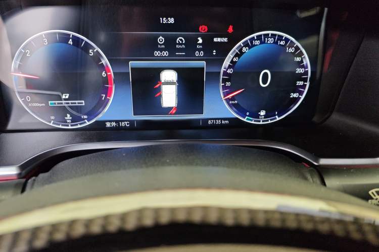 Used BAIC Off-Road BJ40 2019 PLUS 2.3T Manual Four-Wheel Drive Prestige Edition China VI Emission Standard Odometer Close Up