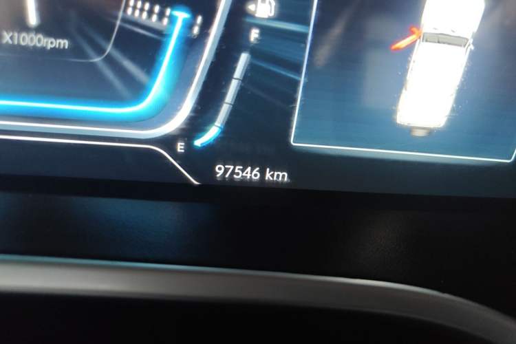 Used BAIC Off-Road BJ40 2019 2.0T Automatic Four-Wheel Drive Urban Hunter Edition Premium Model China V Emission Standard Odometer Close Up
