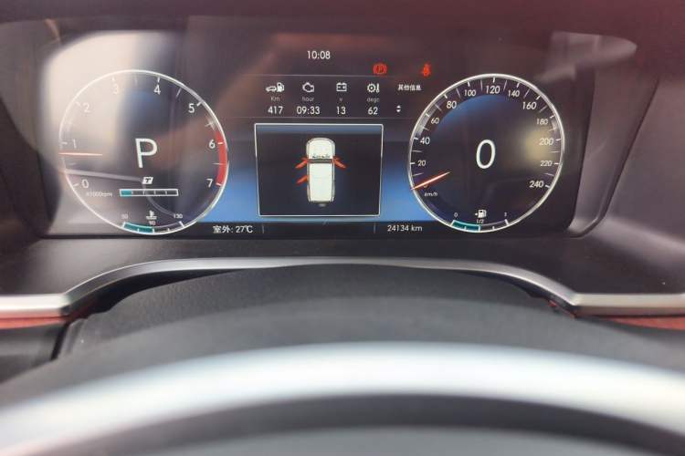Used BAIC Off-Road BJ40 2019 2.3T Automatic Four-Wheel Drive Urban Hunter Edition Flagship Model China VI Emission Standard Odometer Close Up