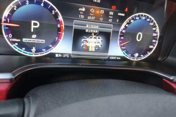 Used BAIC Off-Road BJ40 2019 PLUS 2.3T Automatic Four-Wheel Drive Premium Edition China VI Odometer Close Up