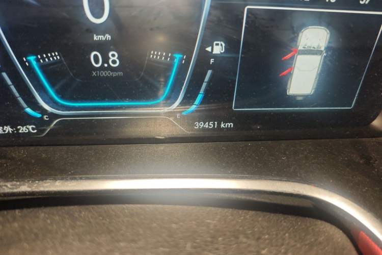 Used BAIC Off-Road BJ40 2019 PLUS 2.3T Automatic Four-Wheel Drive Premium Edition China VI Odometer Close Up