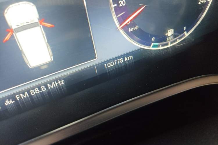 Used BAIC Off-Road BJ40 2019 PLUS 2.3T Automatic Four-Wheel Drive Flagship Edition China VI Emission Standard Odometer Close Up