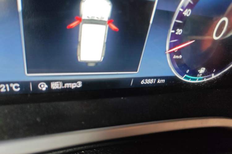 Used BAIC Off-Road BJ40 2019 2.3T Automatic Four-Wheel Drive Urban Hunter Edition Premium Model China VI Emission Standard Odometer Close Up