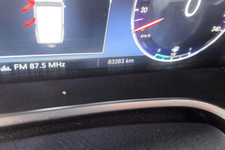 Used BAIC Off-Road BJ40 2019 PLUS 2.3T Automatic Four-Wheel Drive Flagship Edition China VI Emission Standard Odometer Close Up