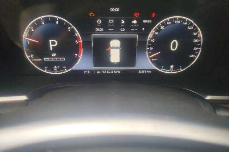 Used BAIC Off-Road BJ40 2019 PLUS 2.3T Automatic Four-Wheel Drive Flagship Edition China VI Emission Standard Odometer Close Up