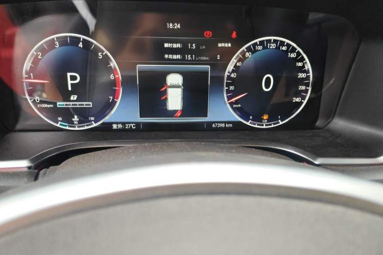 Used BAIC Off-Road BJ40 2019 PLUS 2.3T Automatic Four-Wheel Drive Premium Edition China VI Odometer Close Up