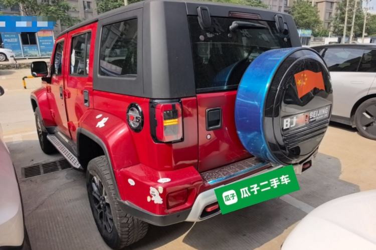 Used BAIC Off-Road BJ40 2019 2.0T Automatic Four-Wheel Drive Urban Hunter Edition Premium Model China V Emission Standard Rear Left 45 Deg