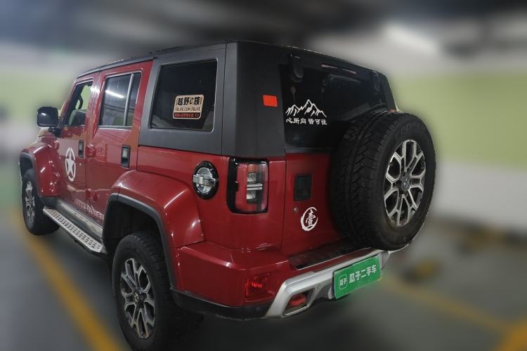 Used BAIC Off-Road BJ40 2019 2.0T Automatic Four-Wheel Drive Urban Hunter Edition Premium Model China V Emission Standard Rear Left 45 Deg
