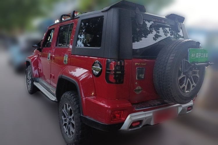 Used BAIC Off-Road BJ40 2019 2.0T Automatic Four-Wheel Drive Urban Hunter Edition Premium Model China V Emission Standard Rear Left 45 Deg