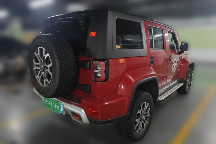 Used BAIC Off-Road BJ40 2019 2.0T Automatic Four-Wheel Drive Urban Hunter Edition Premium Model China V Emission Standard Rear Right 45 Deg
