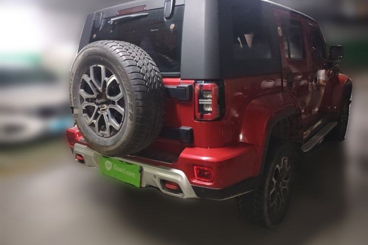 Used BAIC Off-Road BJ40 2019 2.0T Automatic Four-Wheel Drive Urban Hunter Edition Premium Model China V Emission Standard Rear Right 45 Deg
