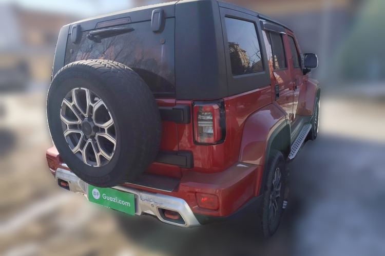 Used BAIC Off-Road BJ40 2019 2.0T Automatic Four-Wheel Drive Urban Hunter Edition Premium Model China V Emission Standard Rear Right 45 Deg