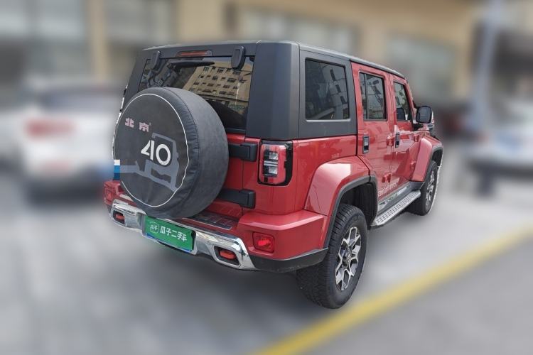 Used BAIC Off-Road BJ40 2019 PLUS 2.3T Automatic Four-Wheel Drive Flagship Edition China VI Emission Standard Rear Right 45 Deg