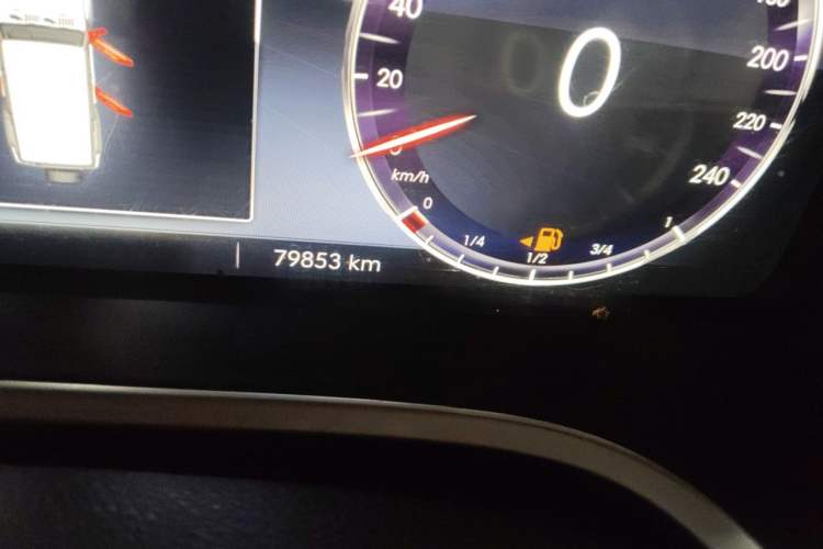 Used BAIC Off-Road BJ40 2019 Updated Version 2.0T Automatic All-Wheel Drive Urban Hunter Edition Premium China V Emission Standard Odometer Close Up