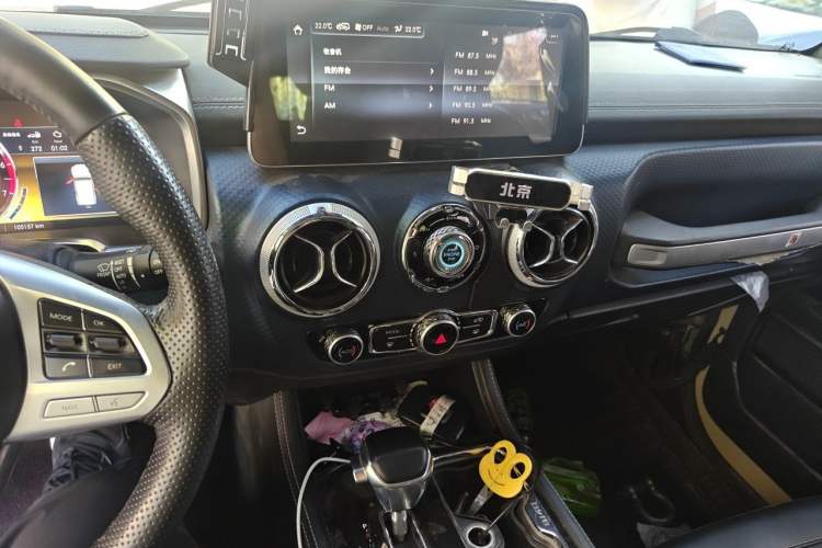 Used BAIC Off-Road BJ40 2019 2.3T Automatic Four-Wheel Drive Ring the Tower Champion Edition China VI Audio And AC Panel
