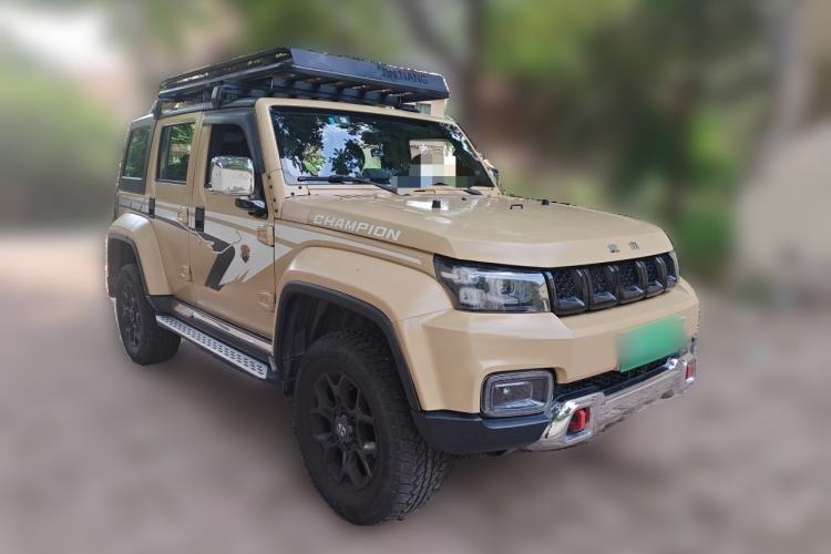 Used BAIC Off-Road BJ40 2019 2.3T Automatic Four-Wheel Drive Ring the Tower Champion Edition China VI Front Right 45 Deg