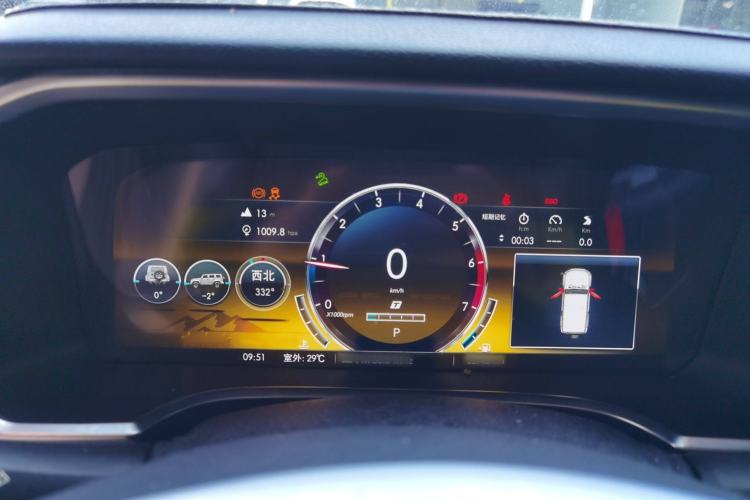 Used BAIC Off-Road BJ40 2019 2.3T Automatic Four-Wheel Drive Ring the Tower Champion Edition China VI Instrument Cluster