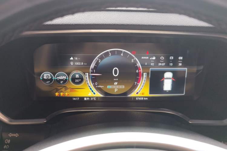 Used BAIC Off-Road BJ40 2019 2.3T Automatic Four-Wheel Drive Ring the Tower Champion Edition China VI Instrument Cluster