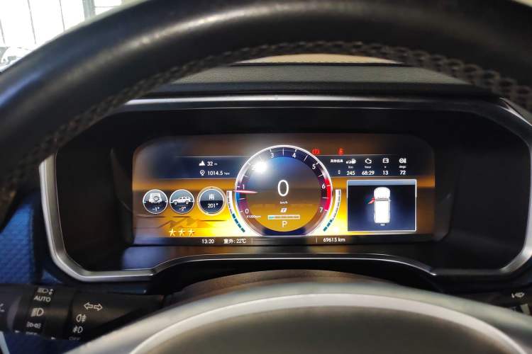 Used BAIC Off-Road BJ40 2019 2.3T Automatic Four-Wheel Drive Ring the Tower Champion Edition China VI Instrument Cluster
