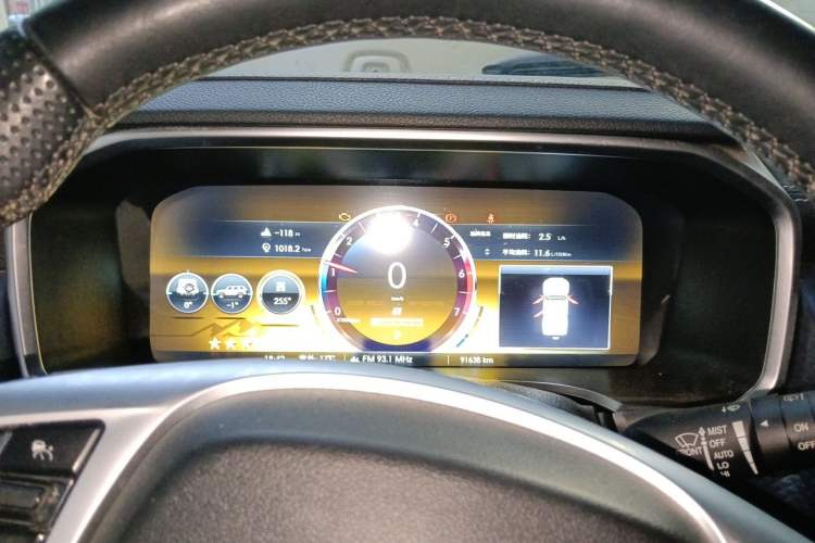 Used BAIC Off-Road BJ40 2019 2.3T Automatic Four-Wheel Drive Ring the Tower Champion Edition China VI Instrument Cluster