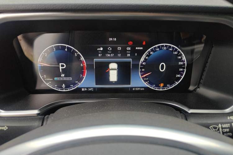 Used BAIC Off-Road BJ40 2019 2.3T Automatic Four-Wheel Drive Ring the Tower Champion Edition China VI Instrument Cluster