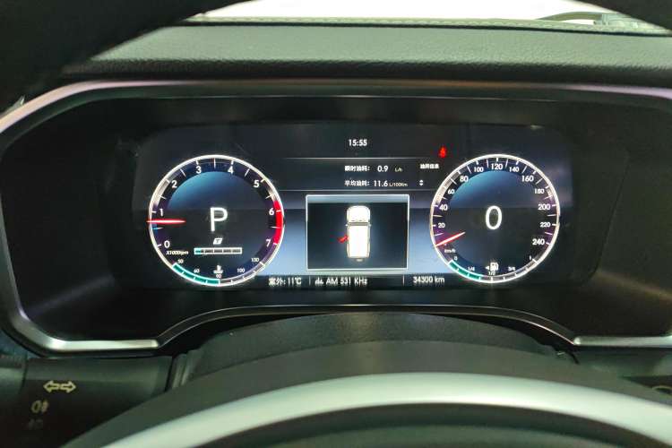 Used BAIC Off-Road BJ40 2019 2.3T Automatic Four-Wheel Drive Ring the Tower Champion Edition China VI Instrument Cluster
