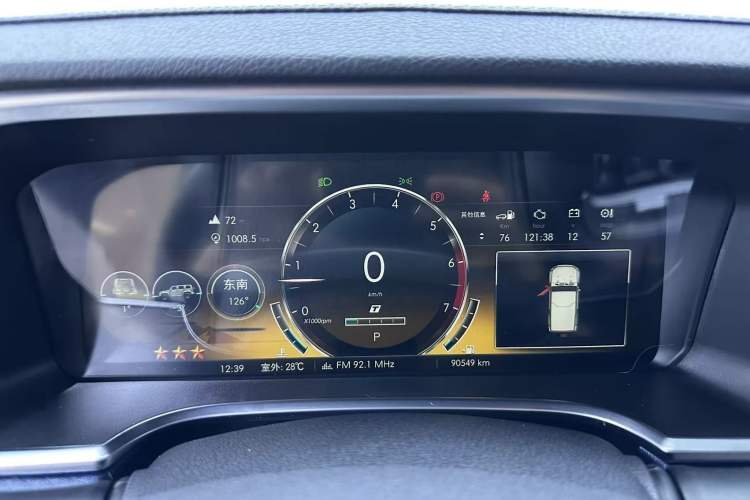 Used BAIC Off-Road BJ40 2019 2.3T Automatic Four-Wheel Drive Ring the Tower Champion Edition China VI Odometer Close Up