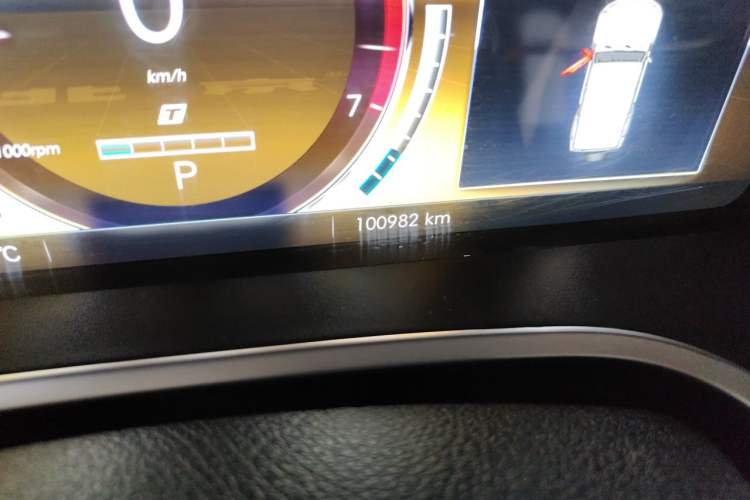 Used BAIC Off-Road BJ40 2019 2.3T Automatic Four-Wheel Drive Ring the Tower Champion Edition China VI Odometer Close Up