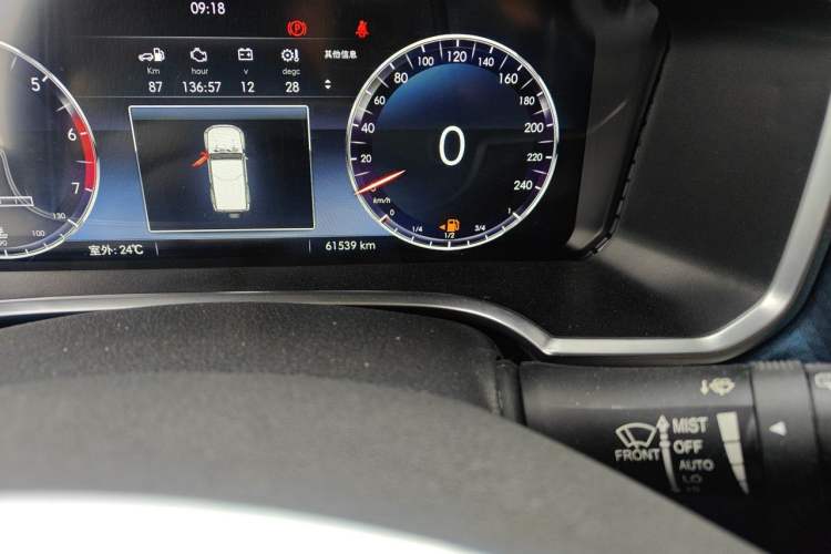 Used BAIC Off-Road BJ40 2019 2.3T Automatic Four-Wheel Drive Ring the Tower Champion Edition China VI Odometer Close Up