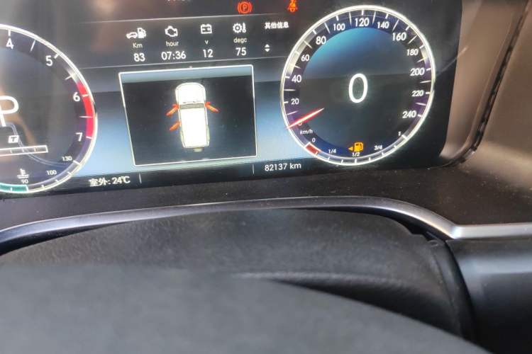 Used BAIC Off-Road BJ40 2019 2.3T Automatic Four-Wheel Drive Ring the Tower Champion Edition China VI Odometer Close Up