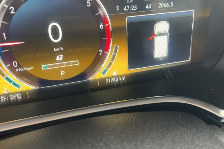 Used BAIC Off-Road BJ40 2019 2.3T Automatic Four-Wheel Drive Ring the Tower Champion Edition China VI Odometer Close Up