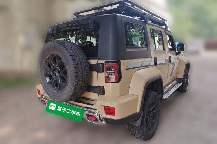 Used BAIC Off-Road BJ40 2019 2.3T Automatic Four-Wheel Drive Ring the Tower Champion Edition China VI Rear Right 45 Deg