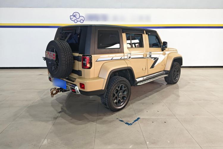 Used BAIC Off-Road BJ40 2019 2.3T Automatic Four-Wheel Drive Ring the Tower Champion Edition China VI Rear Right 45 Deg