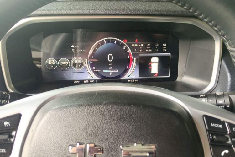 Used BAIC Off-Road BJ40 2020 2.0T Automatic Four-Wheel Drive Urban Hunter Edition Chivalrous Type Instrument Cluster