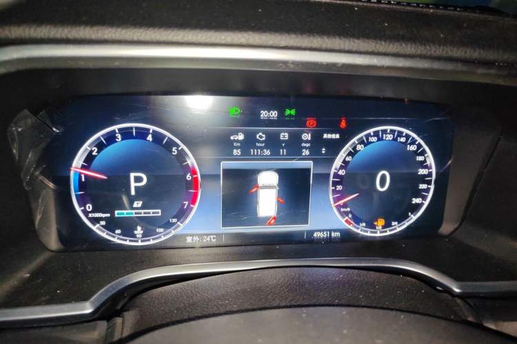 Used BAIC Off-Road BJ40 2020 2.0T Automatic Four-Wheel Drive Urban Hunter Edition Prestige Version Instrument Cluster