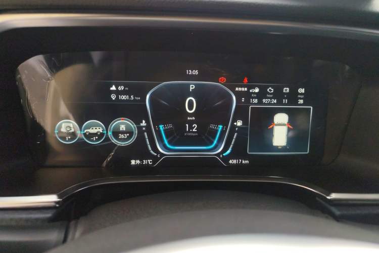 Used BAIC Off-Road BJ40 2020 2.0T Automatic Four-Wheel Drive Urban Hunter Edition Prestige Version Instrument Cluster