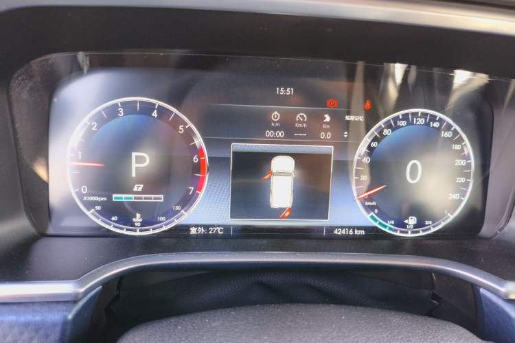 Used BAIC Off-Road BJ40 2020 2.0T Automatic Four-Wheel Drive Tribute Edition 2020 Xieke Version Odometer Close Up