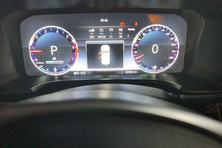 Used BAIC Off-Road BJ40 2020 2.0T Automatic Four-Wheel Drive Urban Hunter Edition Chivalrous Type Odometer Close Up