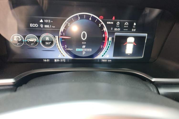 Used BAIC Off-Road BJ40 2020 2.0T Automatic Four-Wheel Drive Tribute Edition 2020 Xieke Version Odometer Close Up