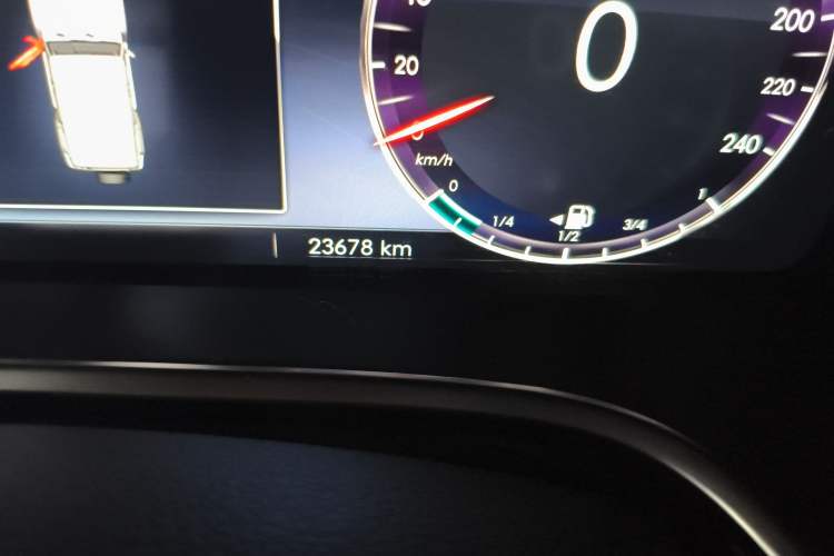 Used BAIC Off-Road BJ40 2020 2.0T Automatic Four-Wheel Drive Tribute Edition 2020 Xieke Version Odometer Close Up