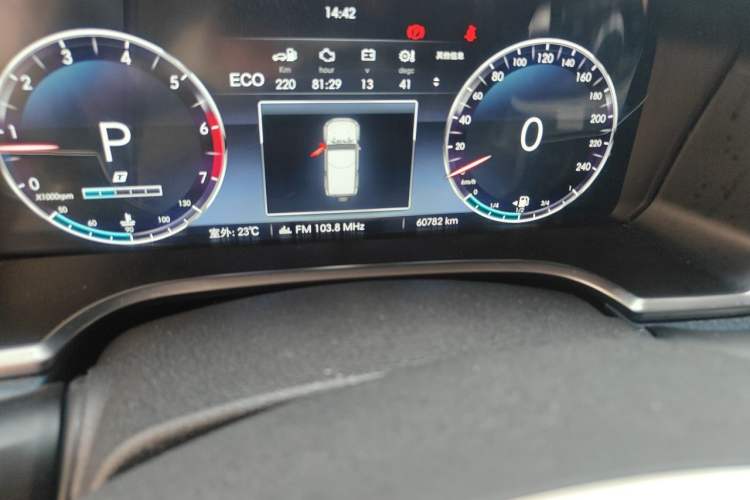 Used BAIC Off-Road BJ40 2020 2.0T Automatic Four-Wheel Drive Urban Hunter Edition Chivalrous Type Odometer Close Up