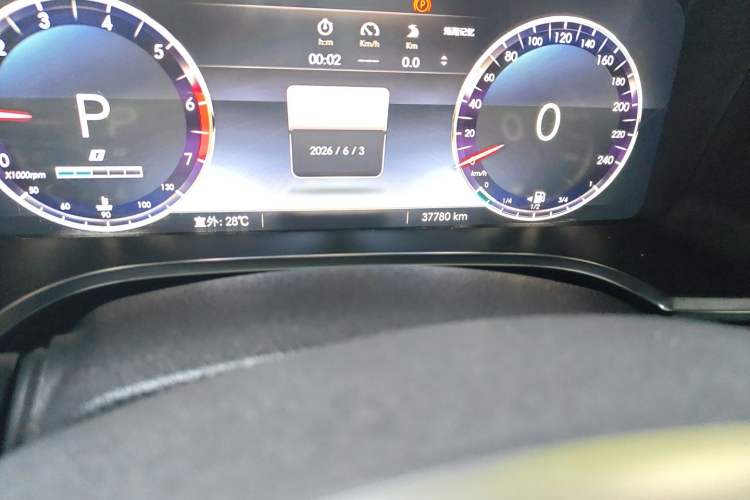Used BAIC Off-Road BJ40 2020 2.0T Automatic Four-Wheel Drive Urban Hunter Edition Chivalrous Type Odometer Close Up