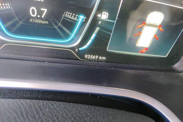 Used BAIC Off-Road BJ40 2020 2.0T Automatic Four-Wheel Drive Urban Hunter Edition Chivalrous Type Odometer Close Up