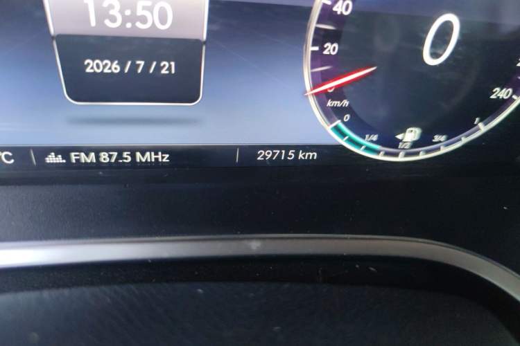 Used BAIC Off-Road BJ40 2020 2.0T Automatic Four-Wheel Drive Urban Hunter Edition Chivalrous Type Odometer Close Up