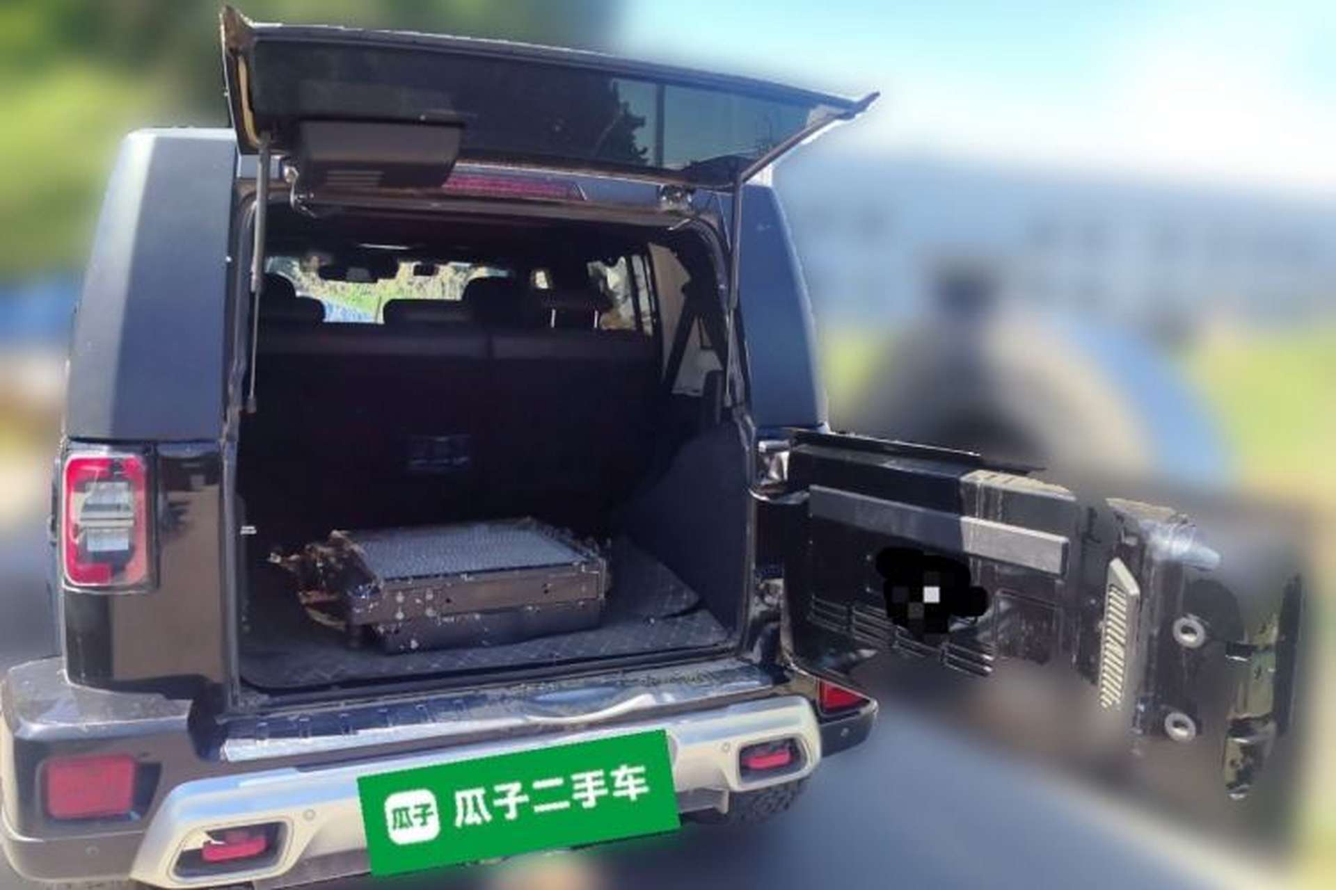 Used BAIC Off-Road BJ40 2020 2.0T Automatic Four-Wheel Drive Urban Hunter Edition Chivalrous Type Trunk