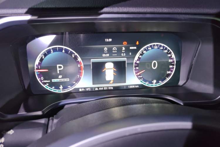 Used BAIC Off-Road BJ40 2020 2.0T Automatic Four-Wheel Drive Urban Hunter Edition Chivalrous Type Instrument Cluster