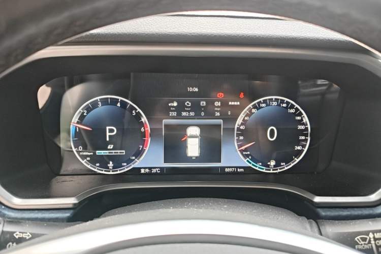 Used BAIC Off-Road BJ40 2020 2.0T Automatic Four-Wheel Drive Urban Hunter Edition Prestige Version Instrument Cluster