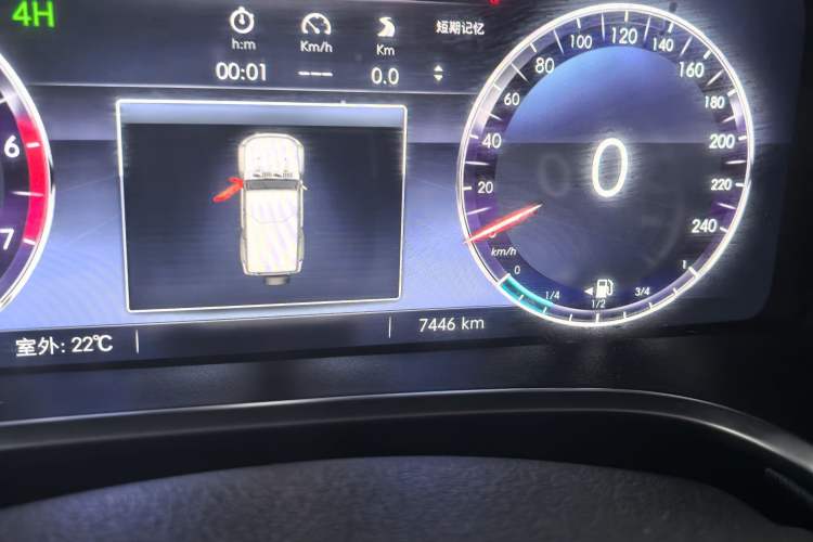 Used BAIC Off-Road BJ40 2020 2.3T Automatic Four-Wheel Drive Rainforest Expedition Edition Odometer Close Up
