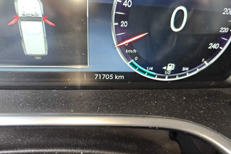 Used BAIC Off-Road BJ40 2020 2.0T Automatic Four-Wheel Drive Tribute Edition 2020 Xieke Version Odometer Close Up