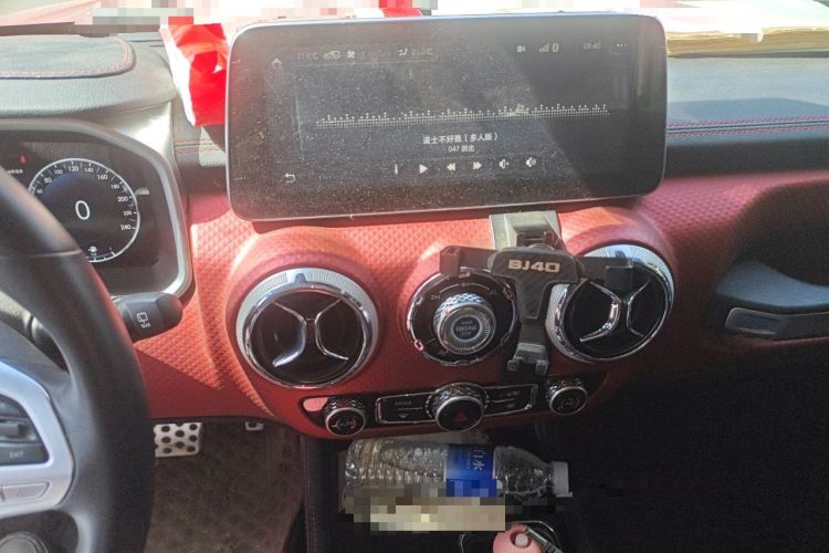 Used BAIC Off-Road BJ40 2020 2.0T Automatic Four-Wheel Drive Urban Hunter Edition Chivalrous Type Audio And AC Panel